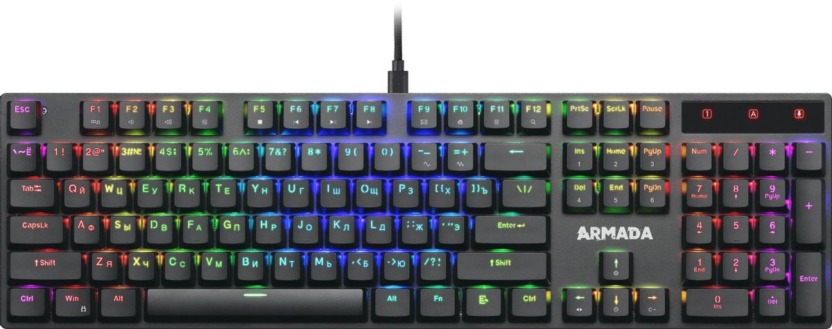 Клавиатура Defender Armada GK-004,  USB, черный [45004]